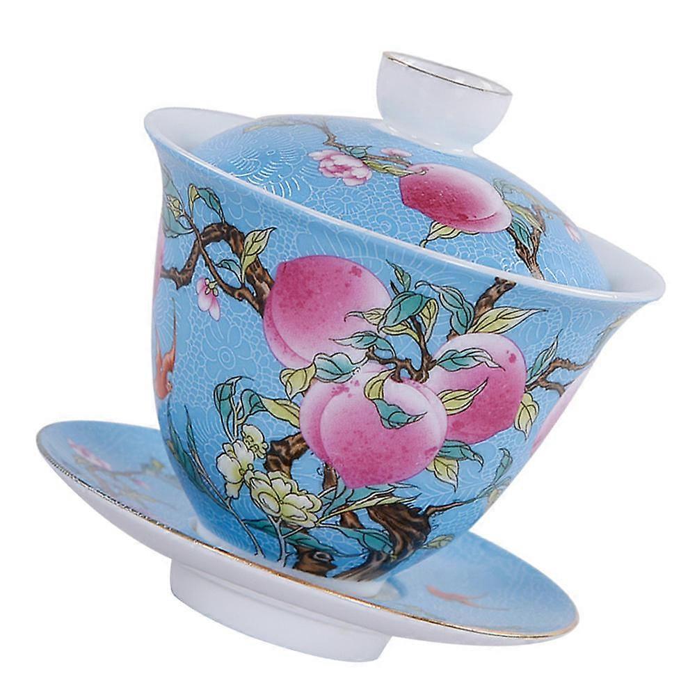 Bahua Tea Cup for Tea Tasting Sky-Blue Tea Drinking 1Set