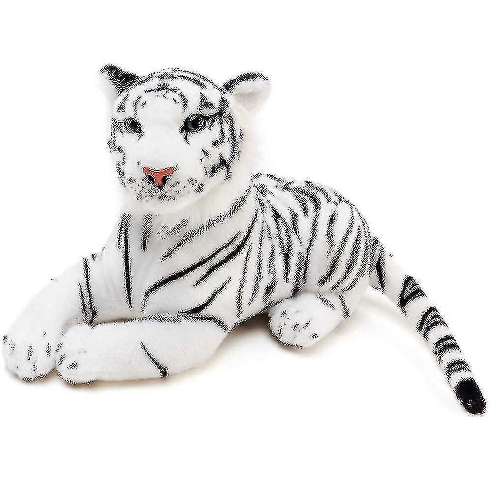 عملاق سيبيريا النمر الأبيض نابض بالحياة محشو أفخم بالحجم الطبيعي النمر هاي