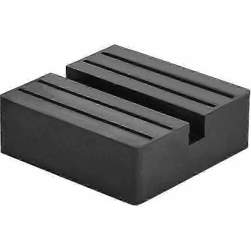 Square Rubber Jack Block for Vehicle Lifting - Protects Jack and Surface with Durable Support