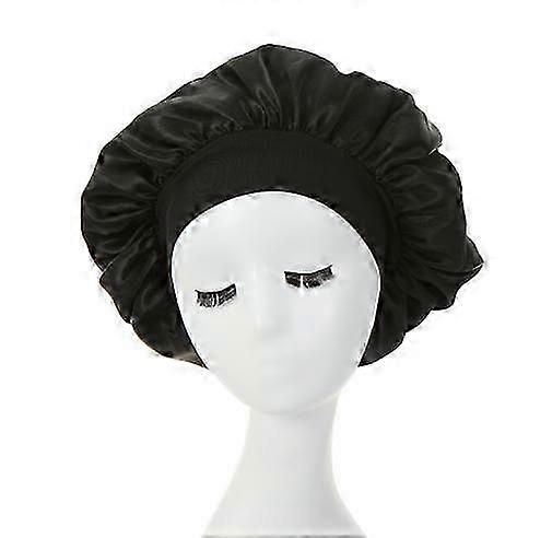 Bonnet de nuit à large bord à bandeau élastique