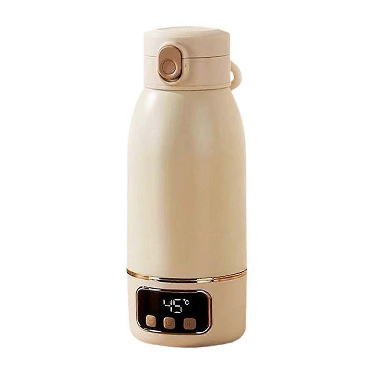 500ml Smart Portable Electric Kettle USB Rechargeable with Temperature Control for Baby Milk Water T