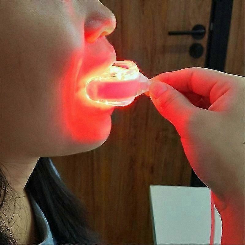 Gingivitis Relief Device with LED Red Light for Oral Health and Therapy Solutions