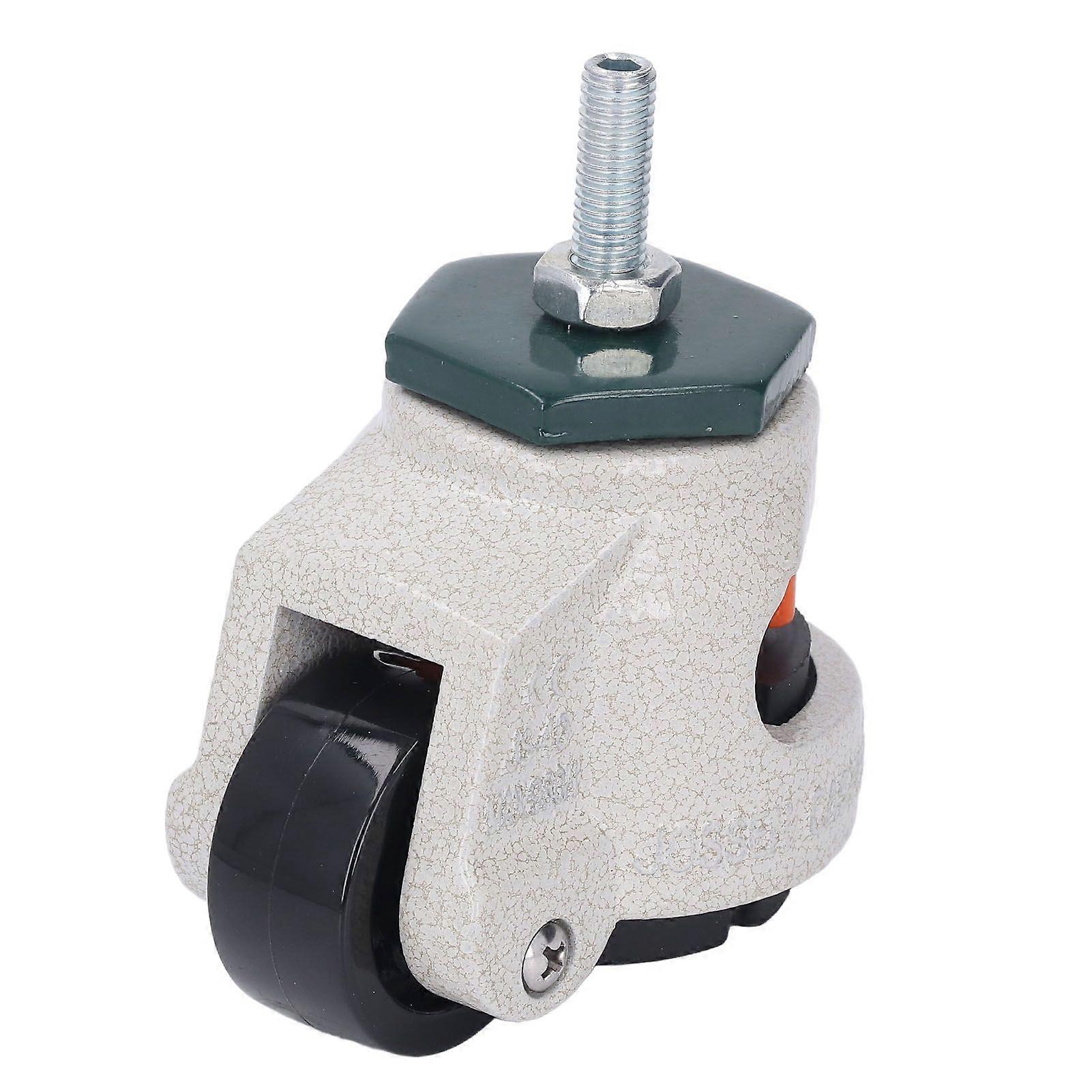 Leveling Stem Caster 40mm Outer Diameter M8 Thread Rod Rubber Base Adjustable Height Leveling Machine Stem Caste