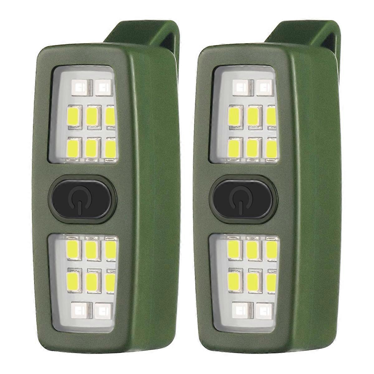 Rechargeable LED Flashlight, Running Clip Lights Gift for Runners