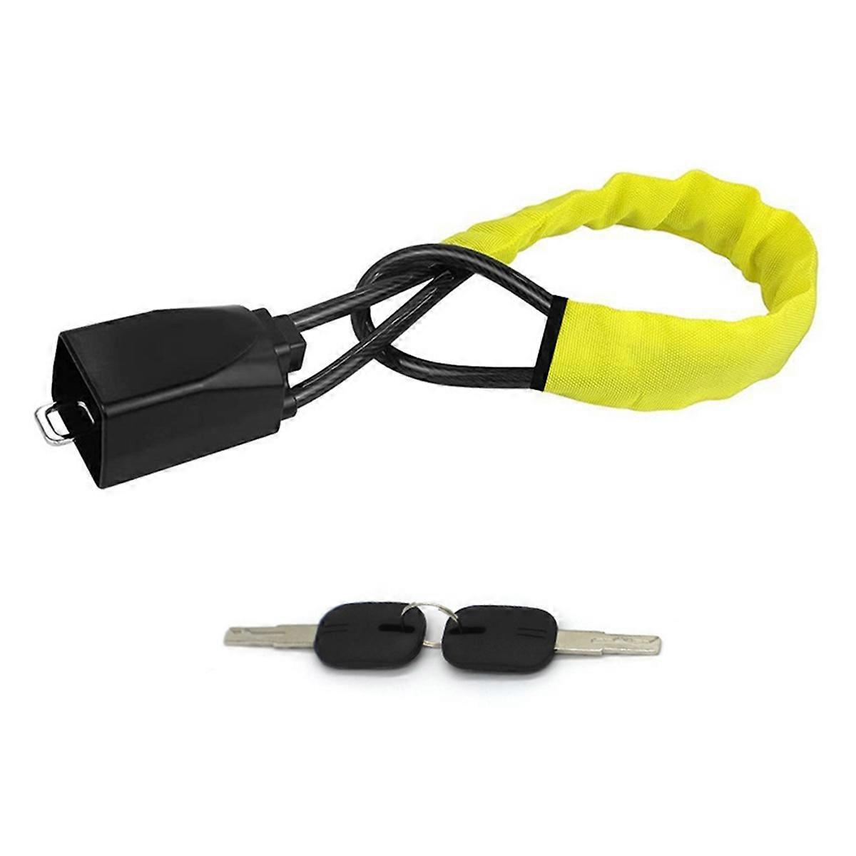 Universal Car Steering Wheel Lock with Seat Belt Buckles Sturdy Lock Theft Prevention Anti Device Lock for Truck SUV Van