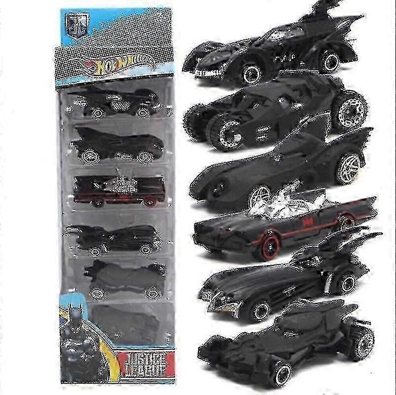 Set Of 6 Batmobile Car Toy Vehicle Metal