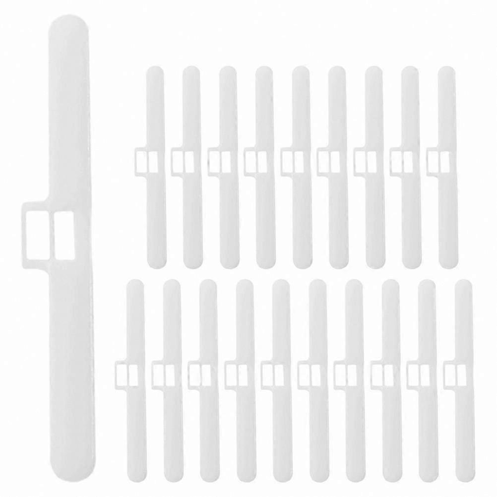 20-Pack Vertical Blind Slat Holders for Window Curtains