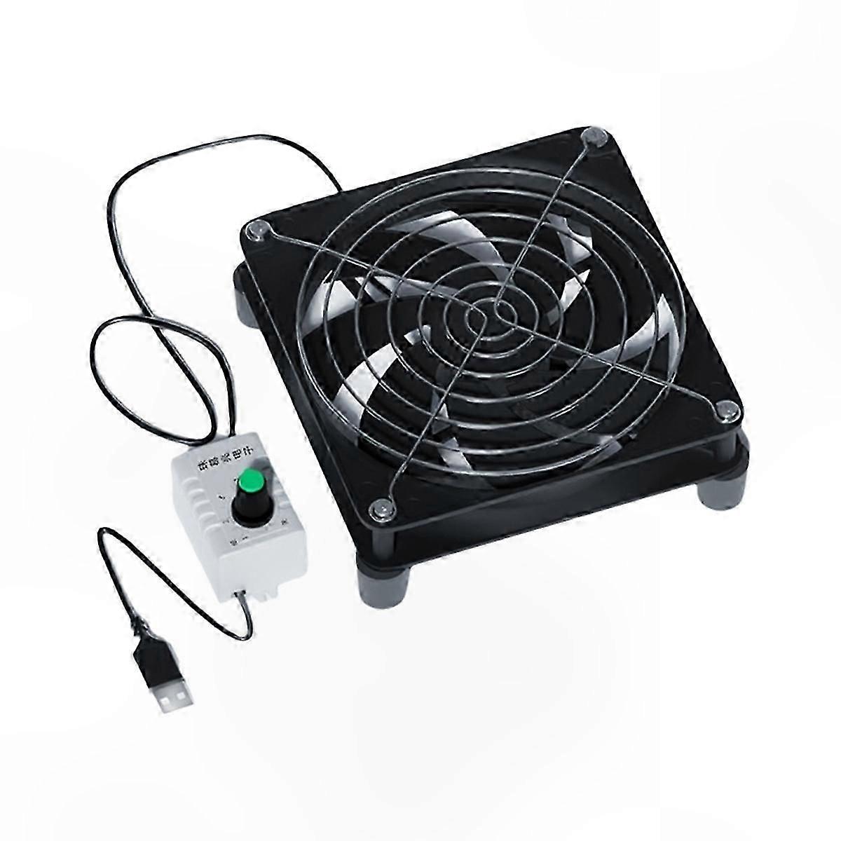 Router Cooling Fan with USB 5V Power Supply for Quick Heat Dissipation and Enhanced Performance Single Fan