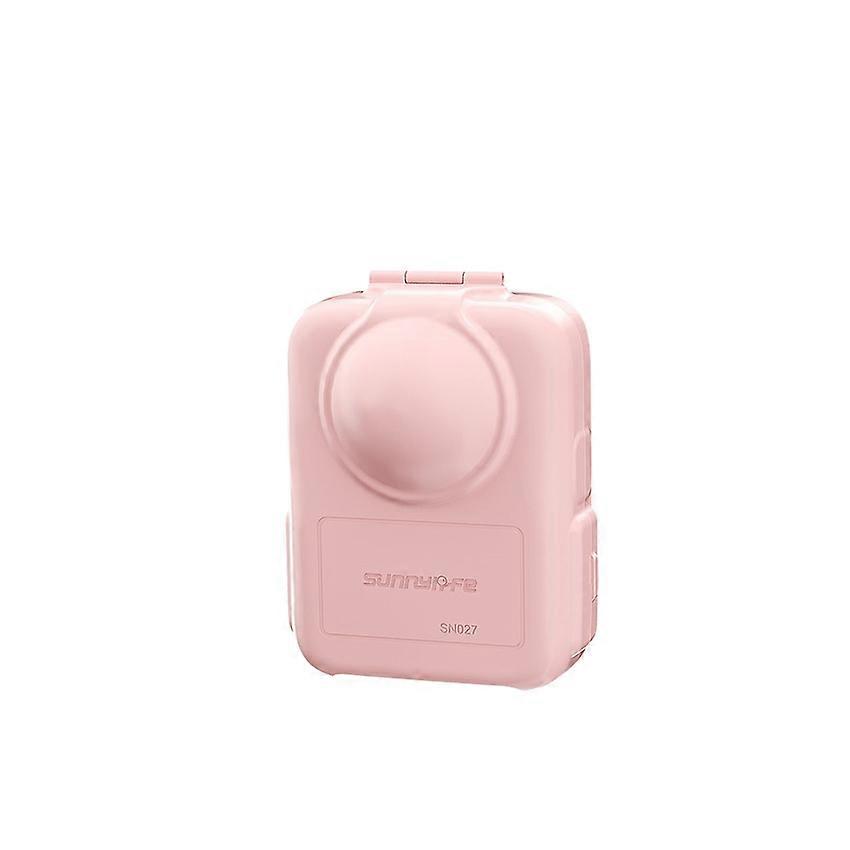 Camera Storage Case for OSMO 360 Protective Cover Drop-Proof Lens Screen Protector Expandable Opening Accessories (Pink)