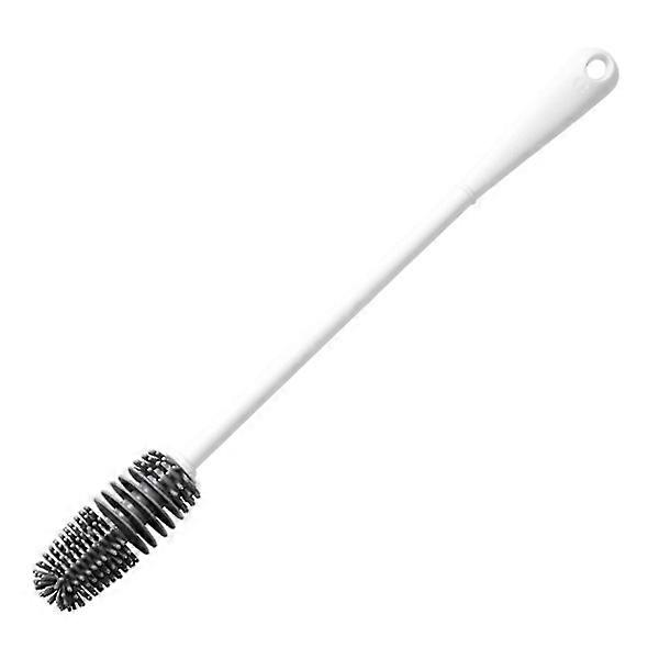 Cup Brush Labor-saving 360 Degree Rotating Pp Milk Bottle Scrubber Brush Home Accessory_h（White）