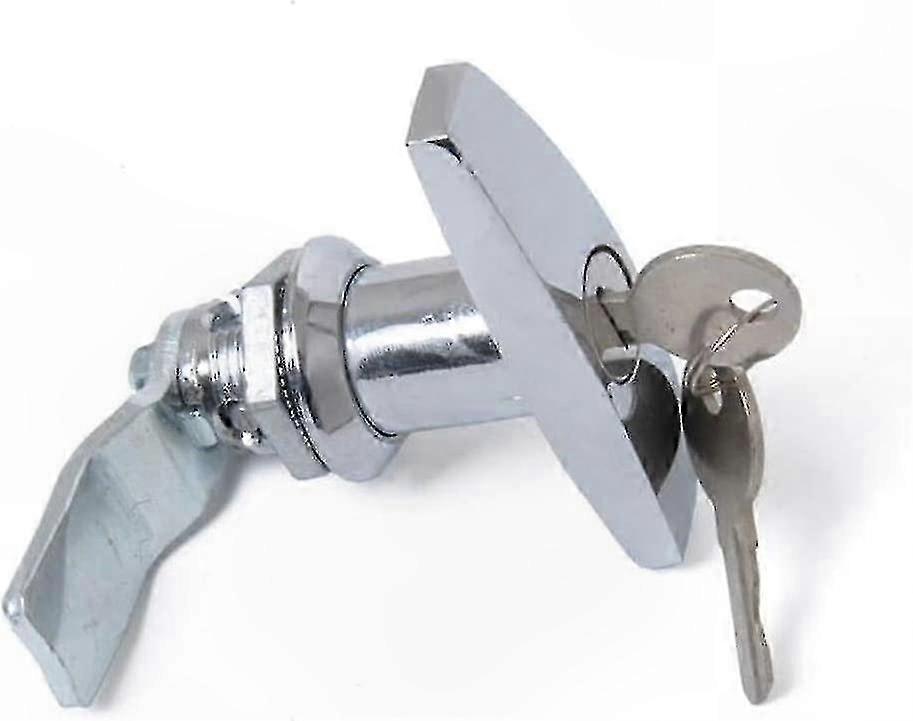 Universal T-Handle Lock with Key, Aluminum Alloy Door Latch for Trailers and Cabinets