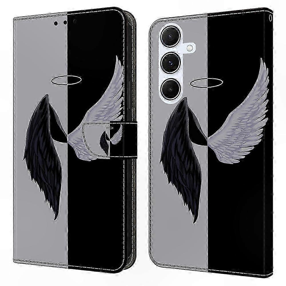 Magnetic Clasp Leather Wallet Case with 3D Pattern for Galaxy A36 5G and A56 5G Phone Cover