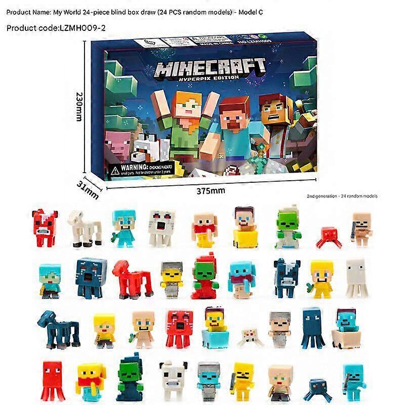 Χριστουγεννιάτικο Ημερολόγιο Χριστουγεννιάτικων Χριστουγέννων My World 24 Blind Box Raffle (24Gb Τυχαίο Μοτίβο) - Type C_1