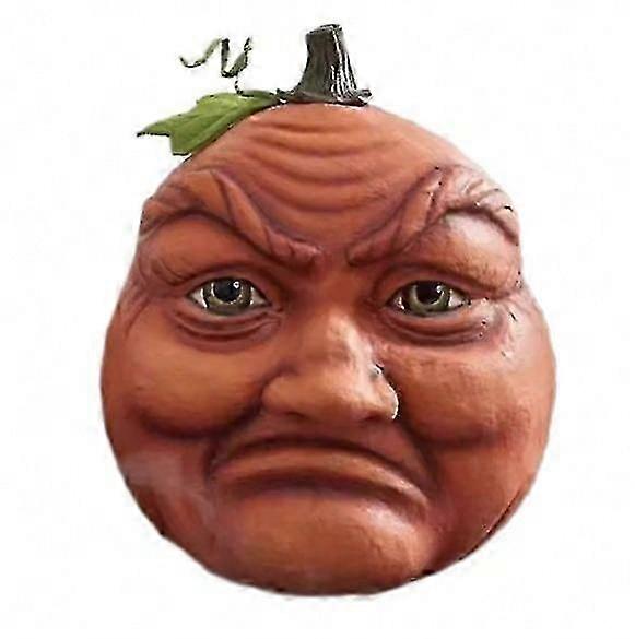 Halloween Pumpkin Funny Face Resin Ornament Simulation Atmosphere Halloween Decorations Home Decor
