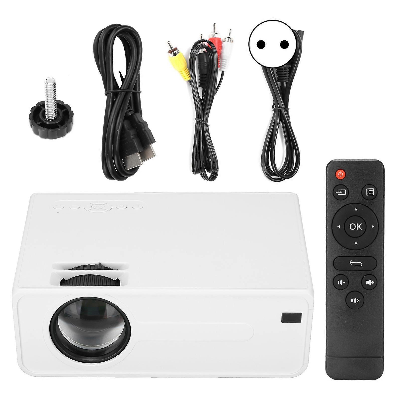 4in Mini Projector Portable HD WiFi LED Projector for iPhone, Android, and Tablets