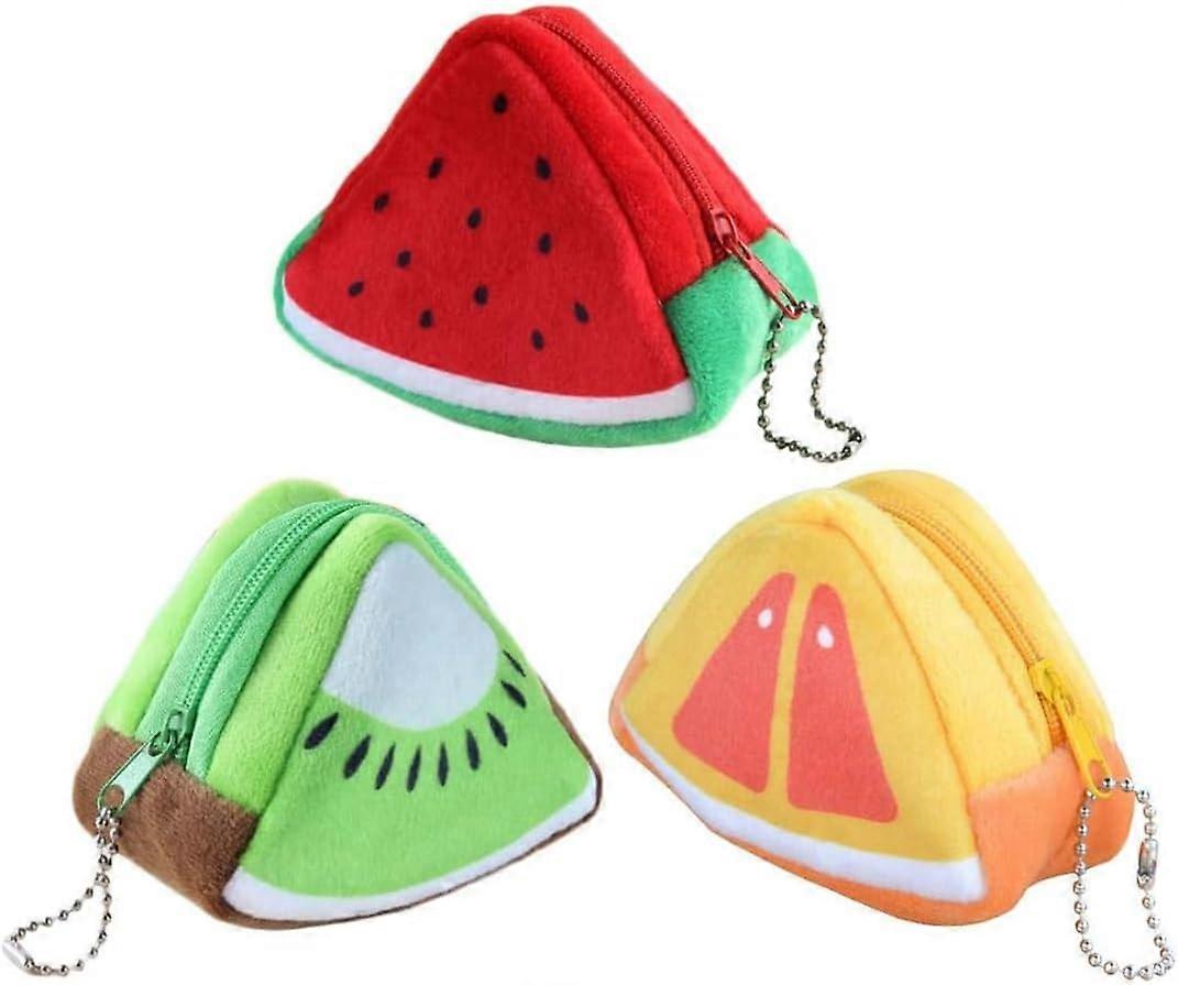 Mini Coin Purse, 3 Pieces Cute Small Wallet Pouch with Zipper,for Kids