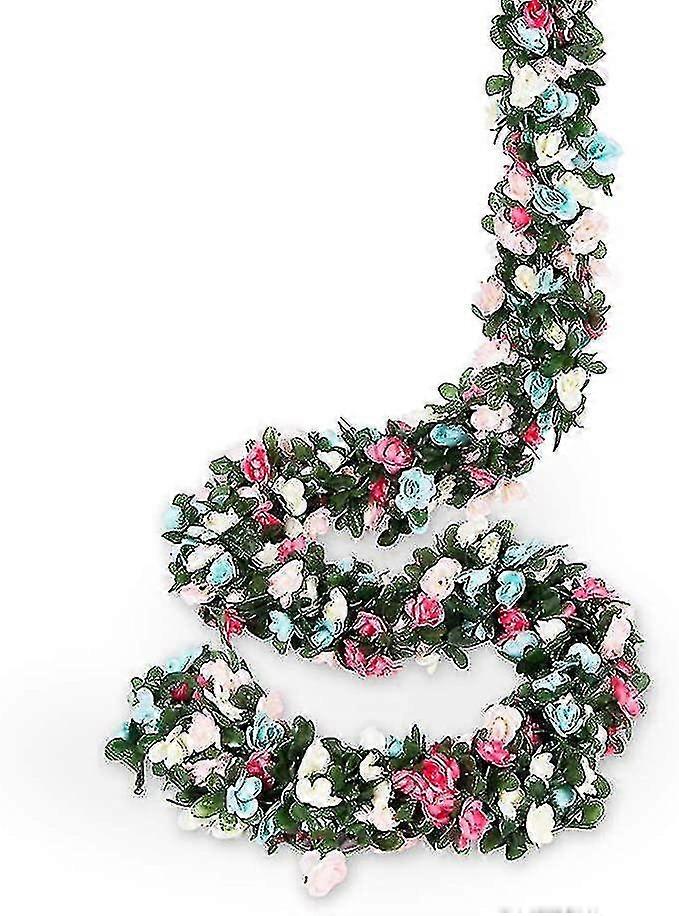 偽のバラのつるのガーランド造花結婚式の装飾ハンギングアイビー