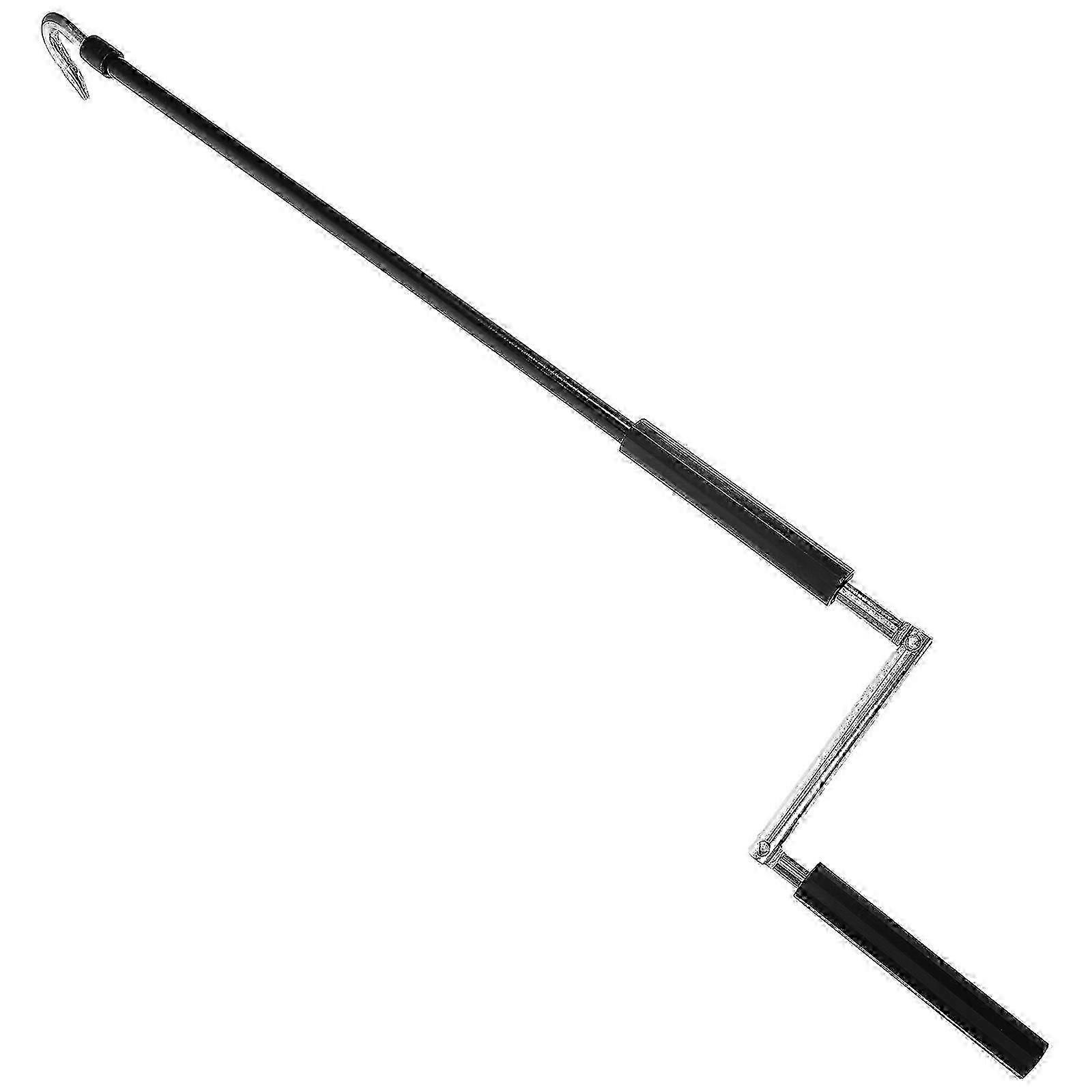 2025 Manual Awning Crank Wand For Shade Adjustment Black Minimalist Style Ideal For Patios 1Pcs