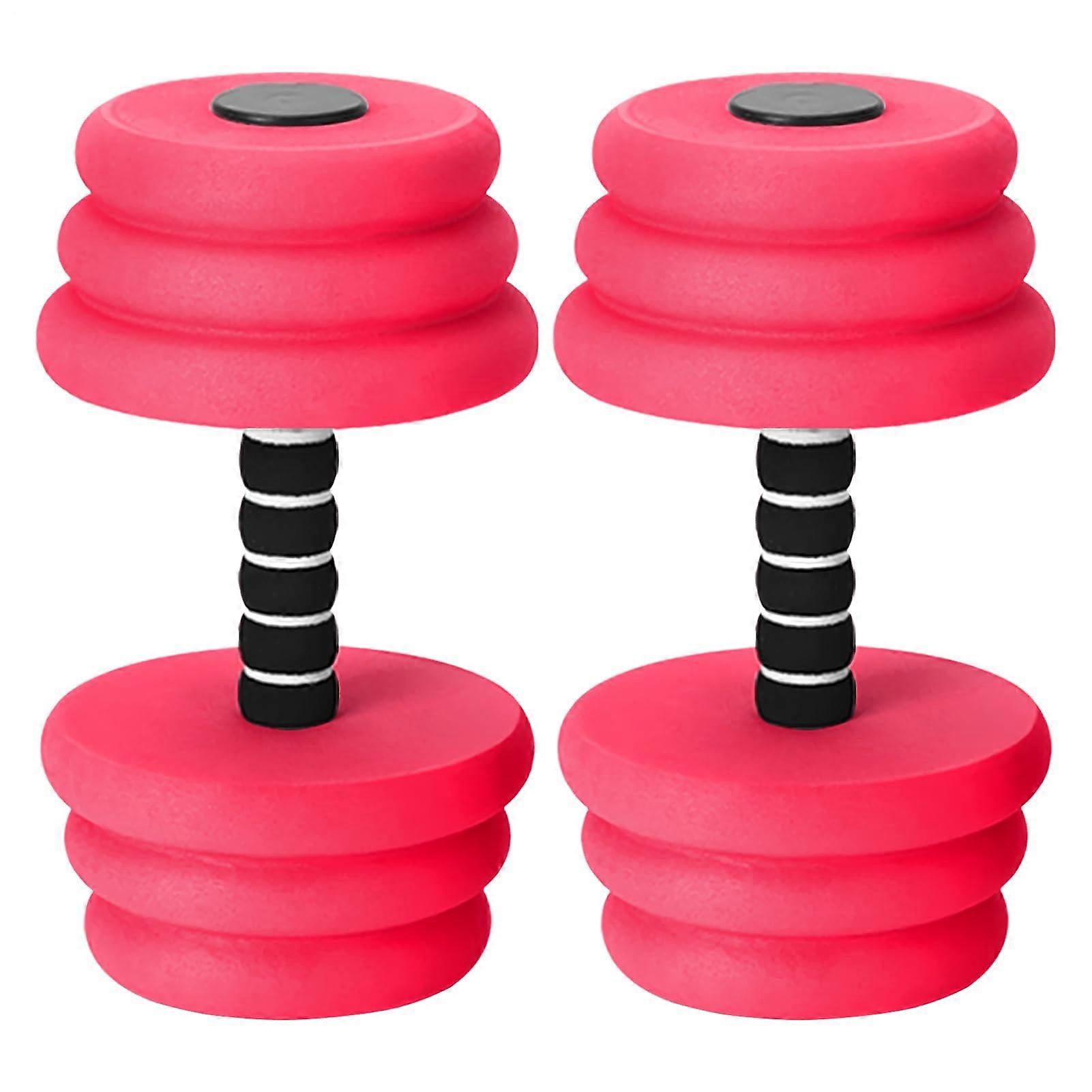 Water Weights for Pool Exercise Red Water Dumbbells For Aquatic Fitness, Pool Aerobics, Rehab