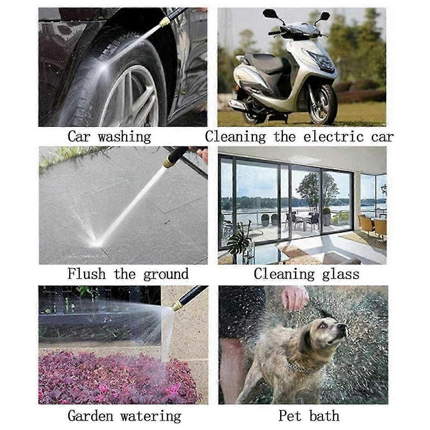 High Pressure Water Garden Tool with Three Connector Foam Pot