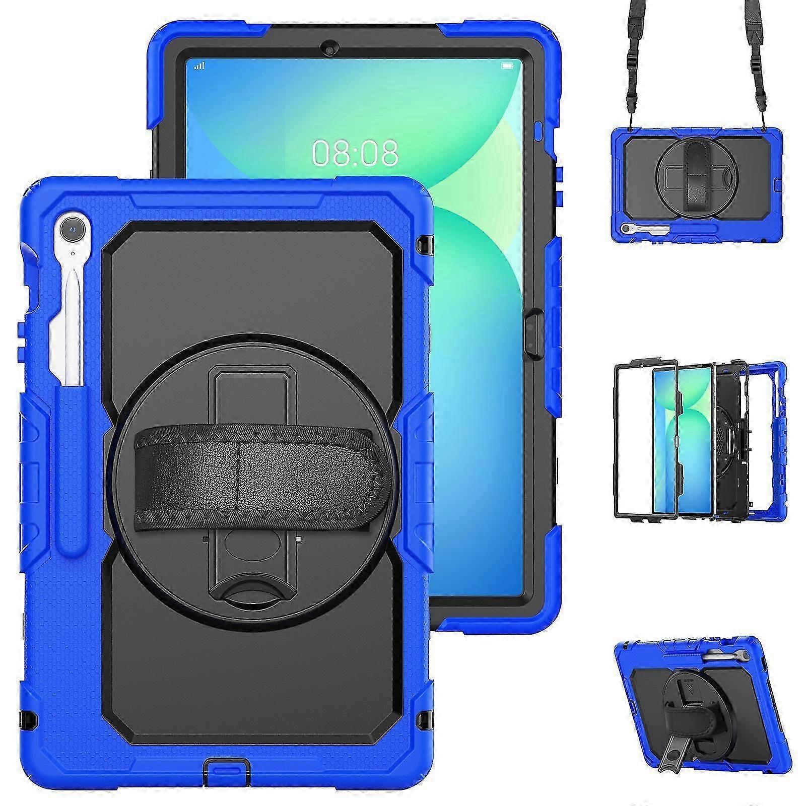 For Samsung Galaxy Tab S10 FE+ Silicone Hybrid PC Tablet Protective Case