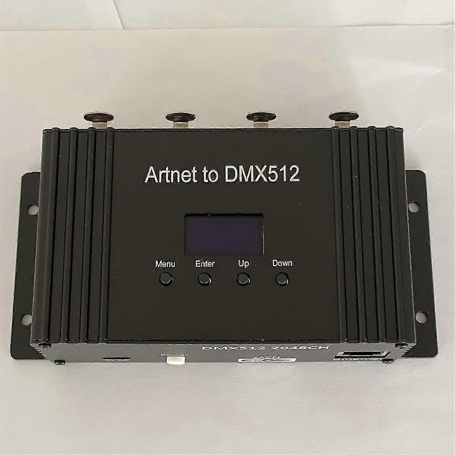 Interface de contrôleur d'éclairage Ethernet ArtNet DMX512 4 Universe 2048CH LONGYING