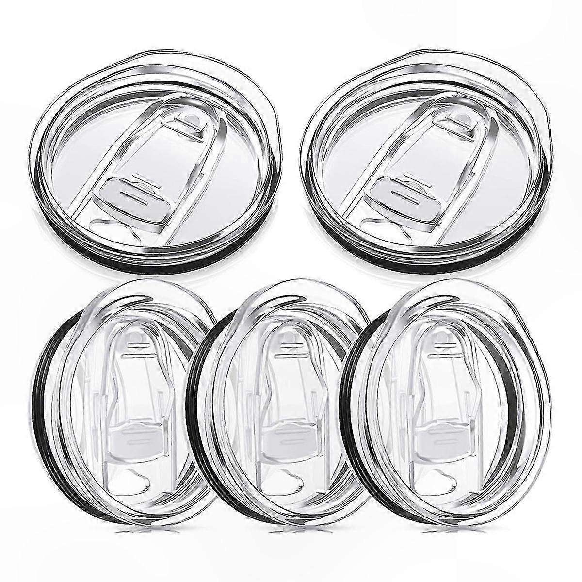 20 Oz Slim Fit Replacement Lids - Plastic Splash-Resistant Covers for Spill-Proof Use