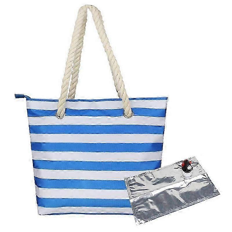 Elegant Red Wine Tote Bag with Hidden Insulated Compartment for Picnics and Parties