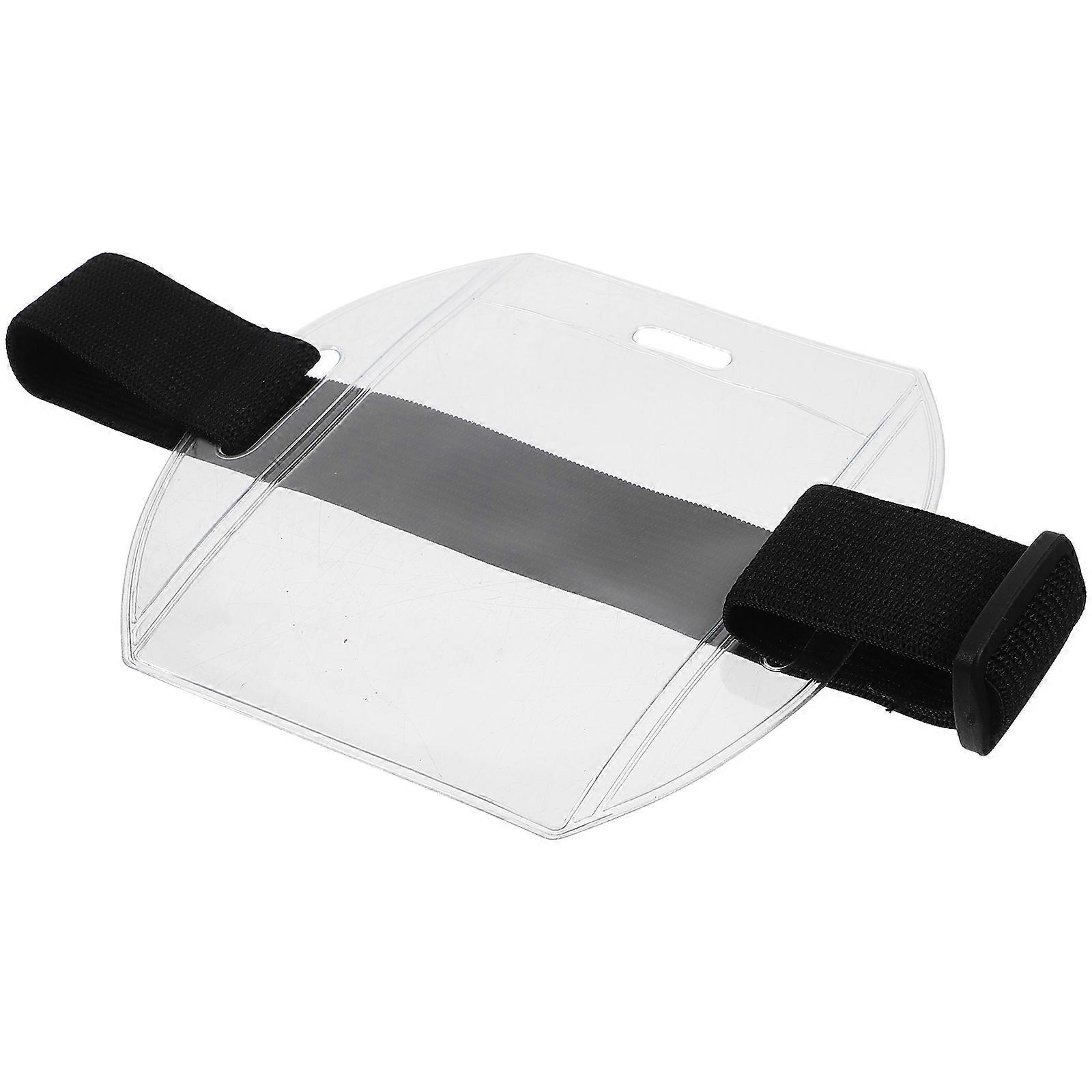 Protective Arm Badge Holder with PVC Material for Id Cards 6 Pieces