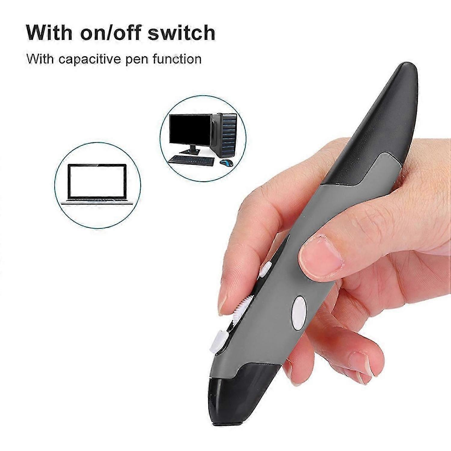Ergonomic Mouse Mouse Pen Type Mouse USB Computer PC Parts Wireless 2.4G Mouse Pen Type Innovative V