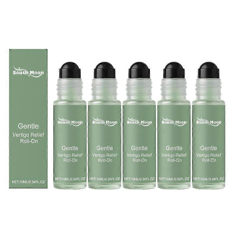 1-5x Anti-Dizzy Roll-On, Vertigo Ease Roller 10ml, Natural & Fast-Acting Essential Oil for Vertigo and Dizziness Support