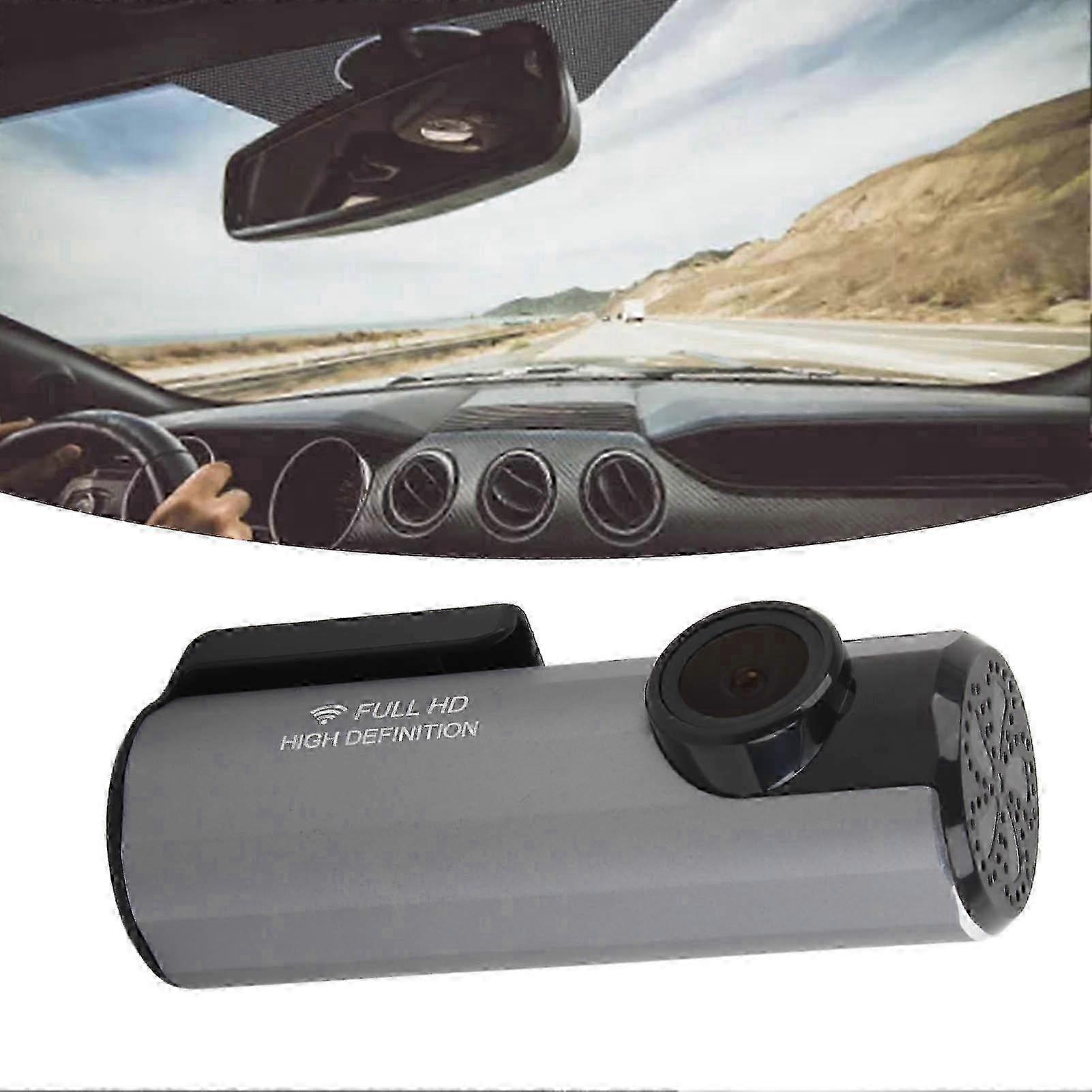 WiFi Driving Recorder 1920x1080P Camera Car Dash Cam Night Vision 24 Hour Parking Monitor with Gravity Sensor