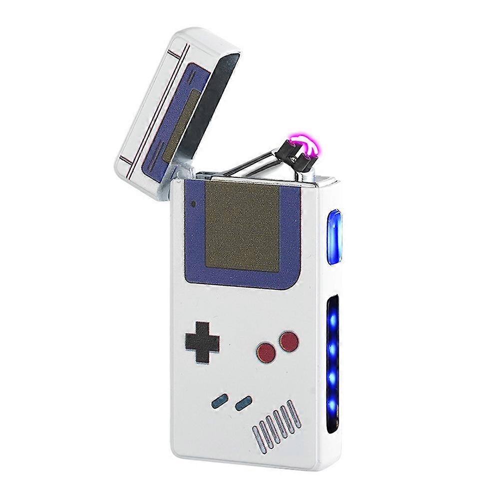 Metal USB lighter with battery indicator Modern Design Smart Convenient for Men Male