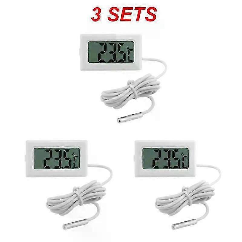 1-5pcs LCD Digital Thermometer For Freezer Temperature -50~110 Degree Refrigerator Fridge Thermometer