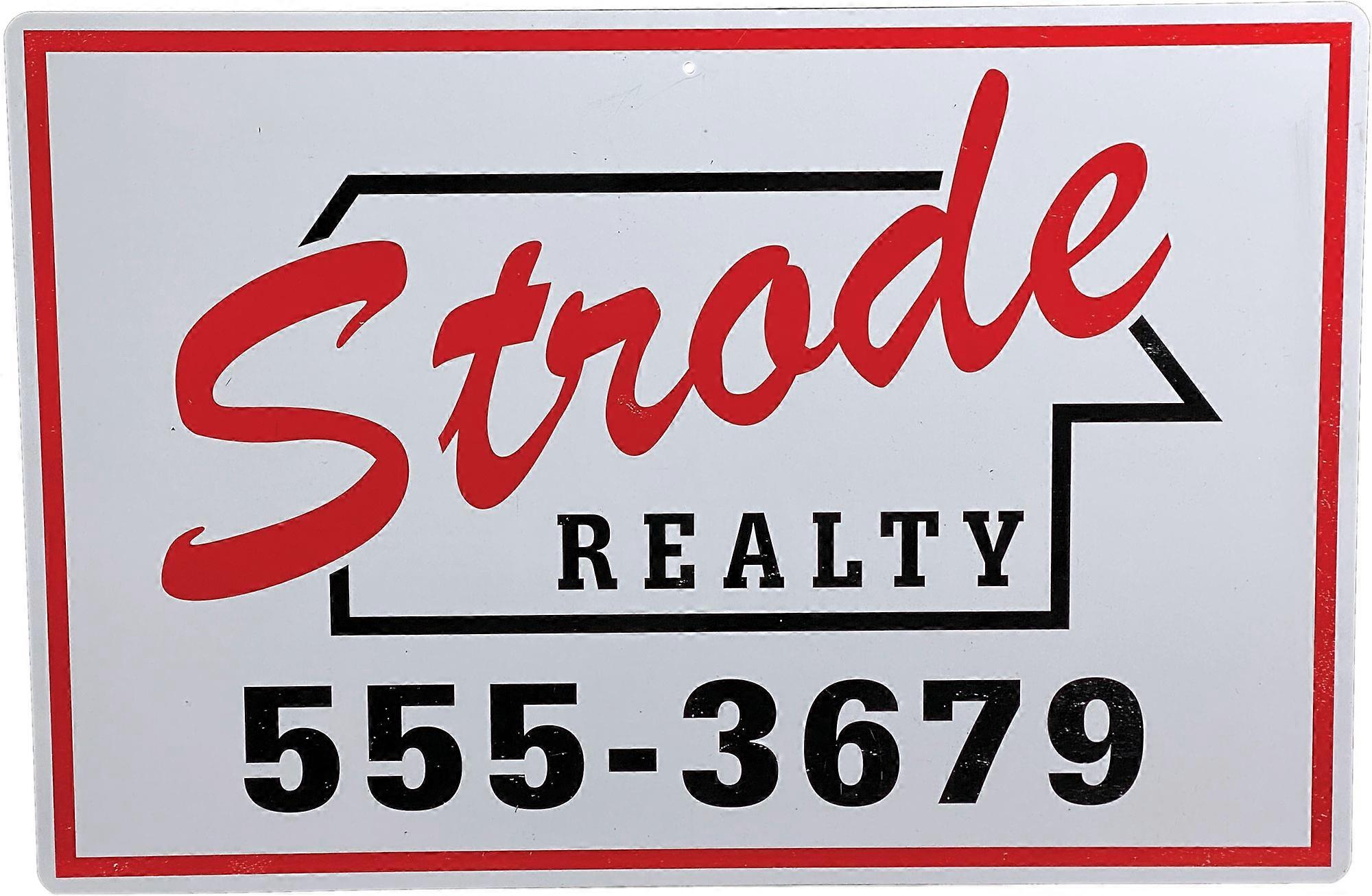 Strode Realty Metal Sinal