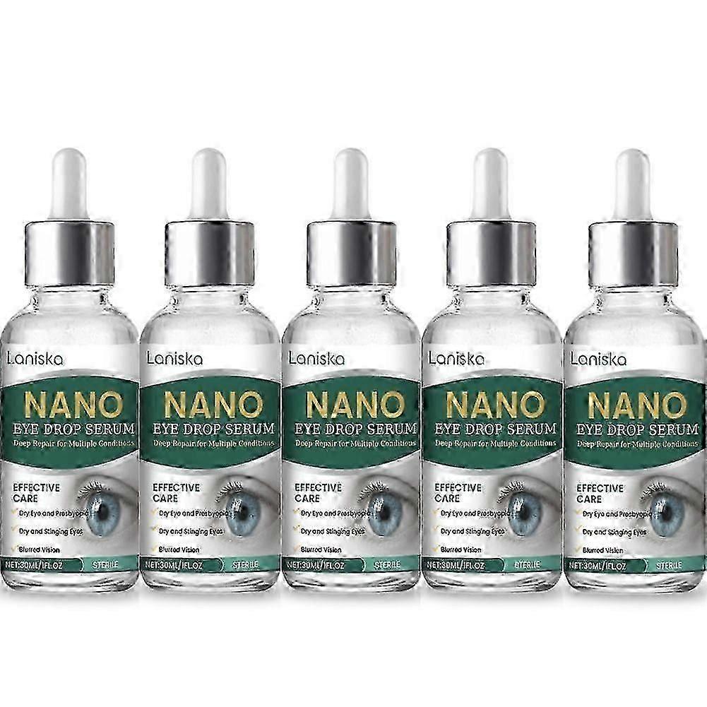 ナノ アイ ドロップス セラム ドライアイ&ぼやけ、乾燥、老眼、眼精疲労緩和のための滅菌ディープリペアソリューション