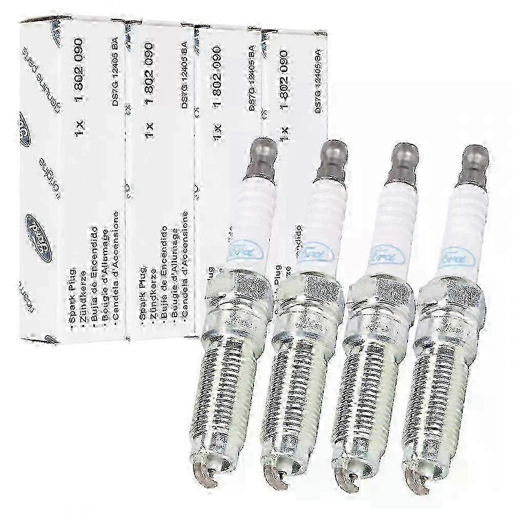 4x Genuine Spark Plugs Compatible with Ford C-MAX 2, Focus 3, Kuga Mondeo 5, 1.5 EcoBoost Models - Part Number 1802090 2025