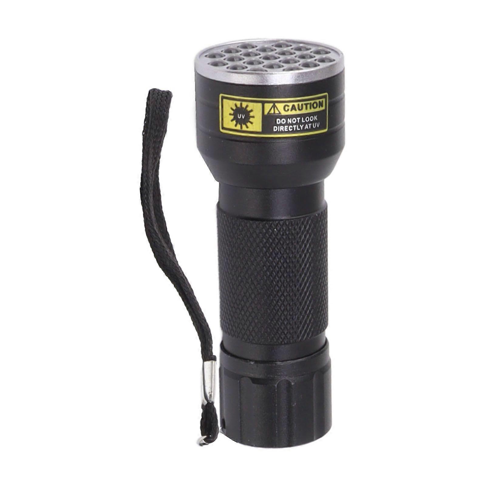 21LED UV Blacklight Flashlight 395nm Blacklight LED Flashlight for Pets Urine Dry Stains