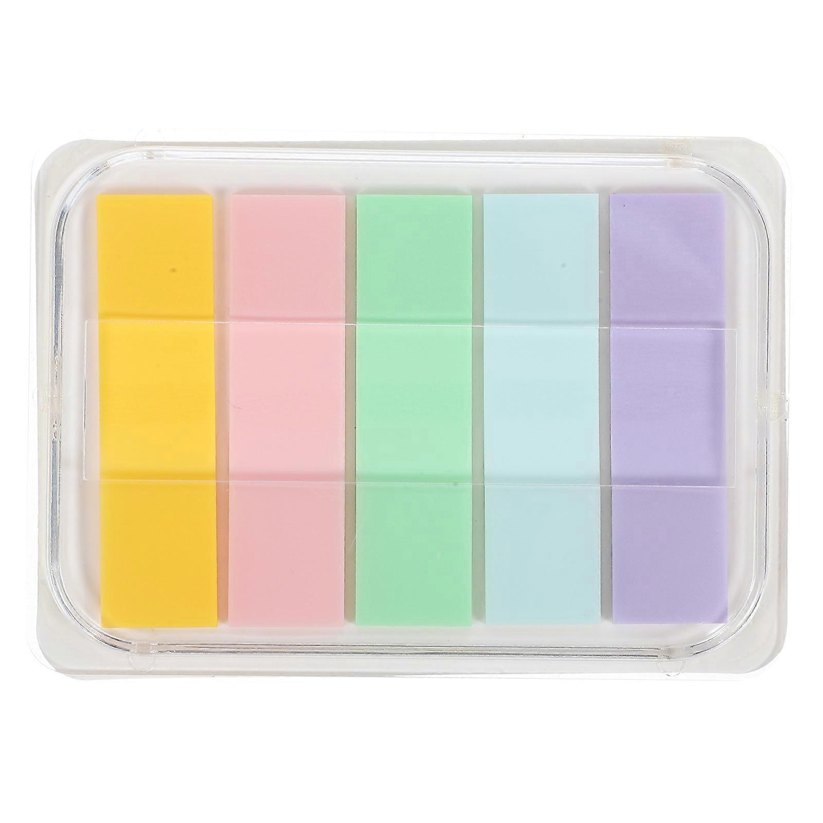 Weiweiguan 1 Set of Sticky Index Tabs Sticky Page Markers Index Page Markers Self-Adhesive Colored Index Stickers