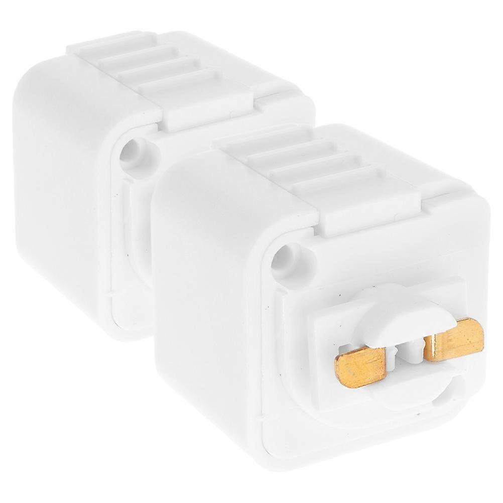 Track Light Socket Adapter LED Rail Connector for Home and Office 6Pcs
