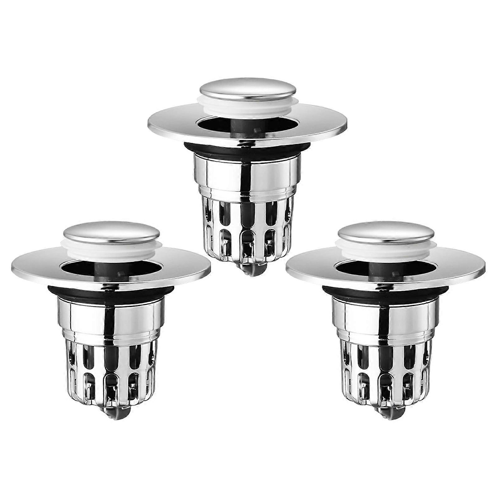 Runskmd Basin Filter Plastic Basin Filter Universal Bathroom Wash Basin Drain Plug Design Bathroom Sink Plug Up Drain Filter
