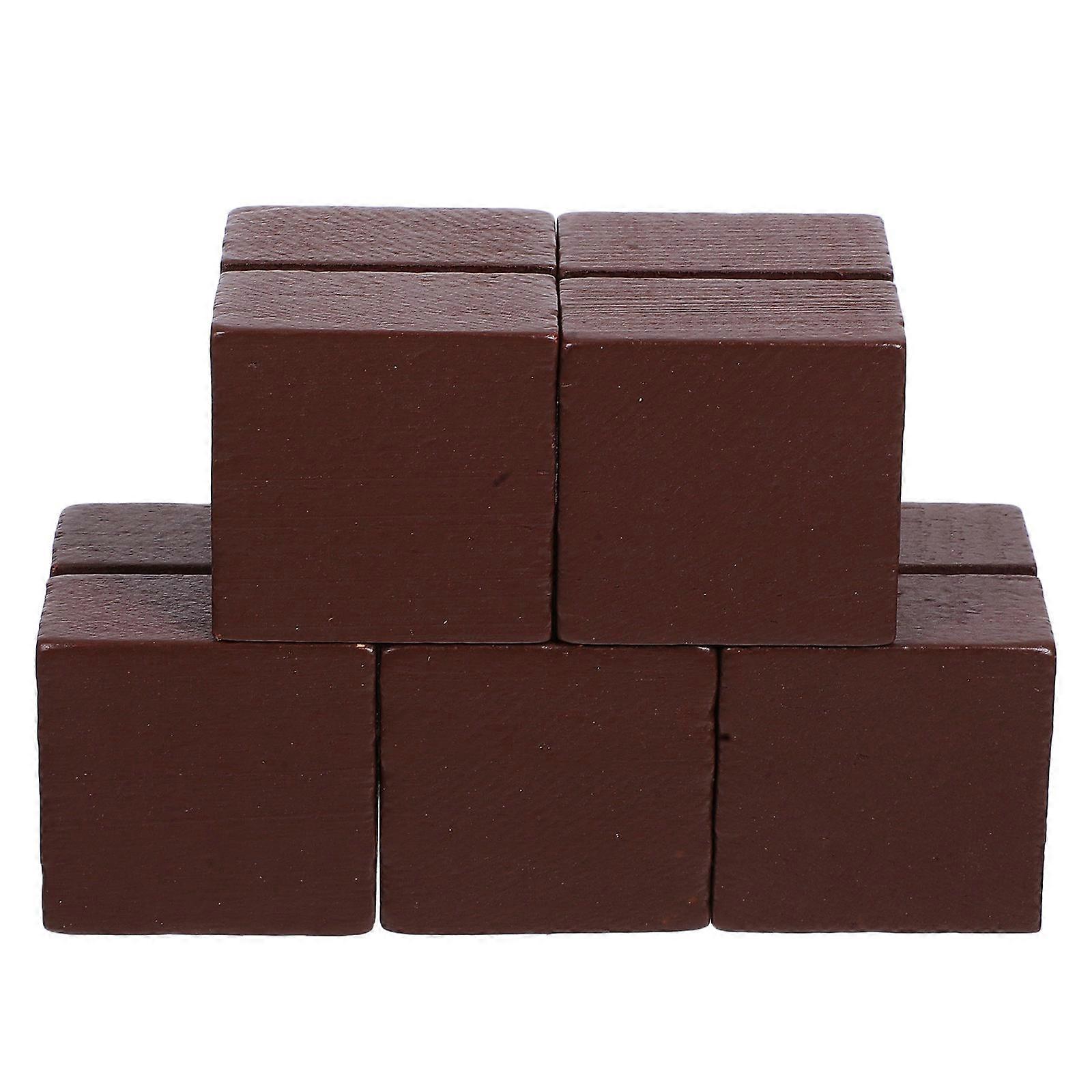 Office Wooden Memo Holder for Cards with 15Pcs Postcard Base Set