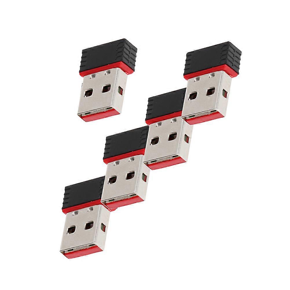 Wireless USB Adapter Mini Pc WiFi Adapter for Signal Receiving 5Pcs Collection