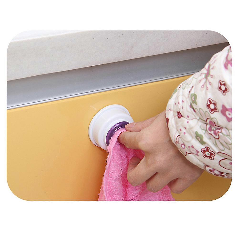 Self-Adhesive Cloth Clip for Towel Holding Multi-Use Towel Rack Purple