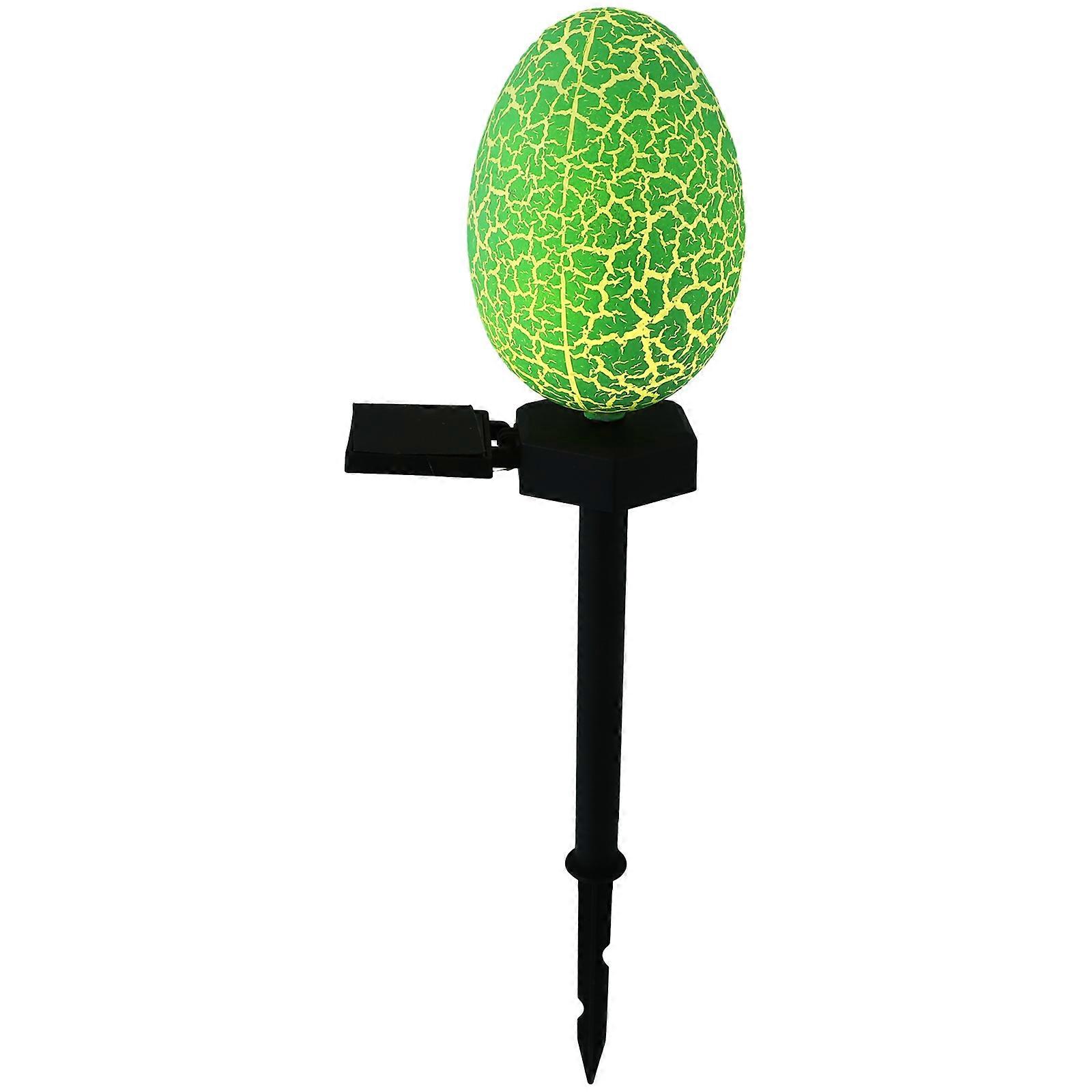 Solar Light Outdoor Easter Egg Light for Garden Decoration 4Pcs Green