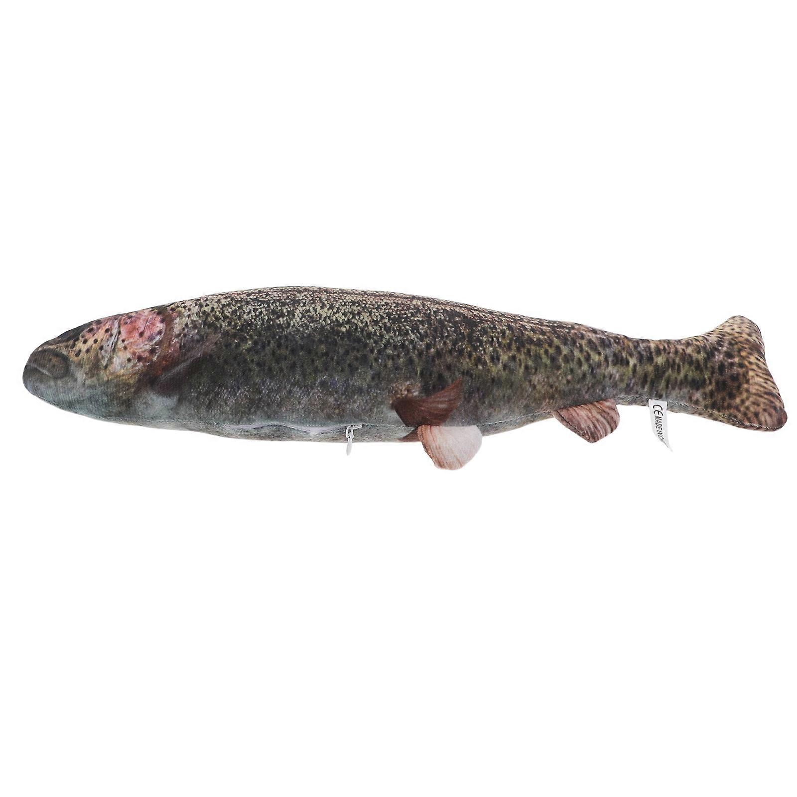Marine Stuffed Animal Fish Plush for Cat 3Pcs Soft Fish Pillow Set
