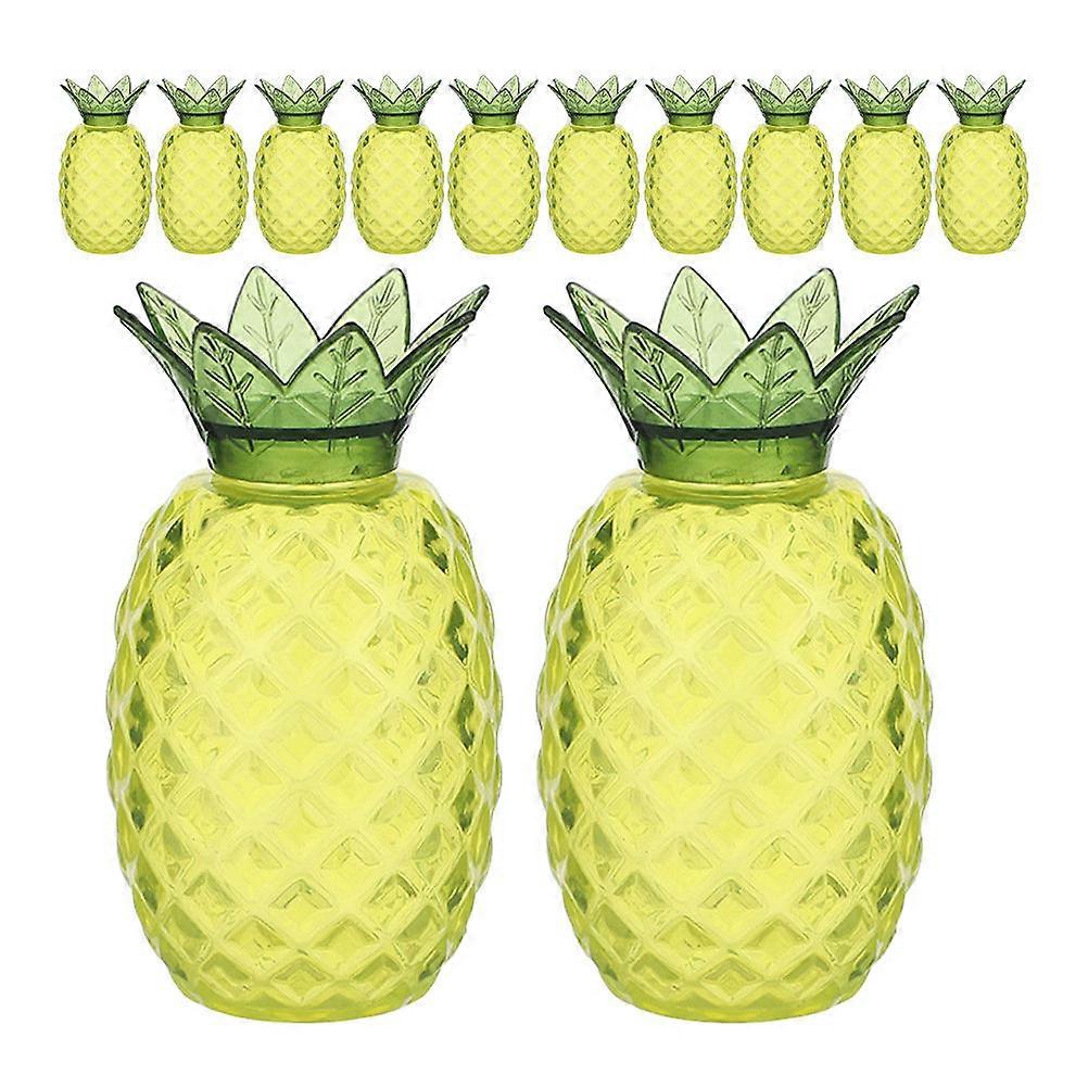 Bulk 48Pcs Plastic Candy Boxes For Party Treats Featuring Pineapple Design Suitable For Weddings And DIY Projects