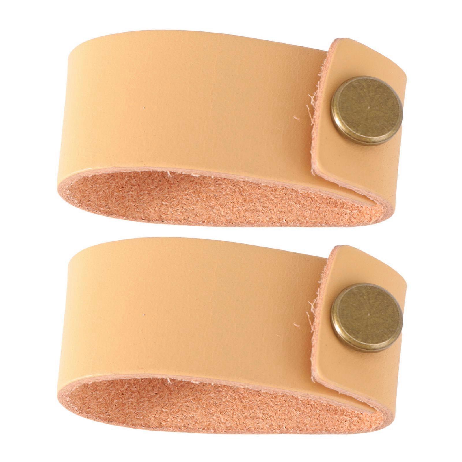 Orange Handmade Drawer Pull Handles for Cabinets 4Pcs