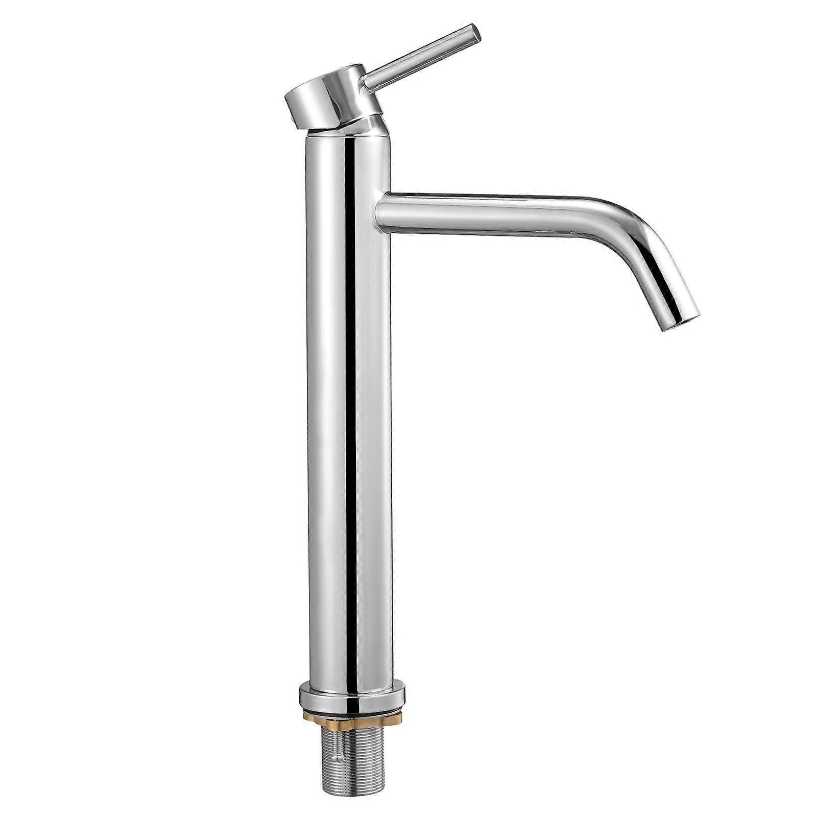 Single Handle Sink Faucet, Chrome-Plated Silver Faucet Kitchen Sink, 1 or 3 Hole Kitchen Water Faucets with Push-Button Drain