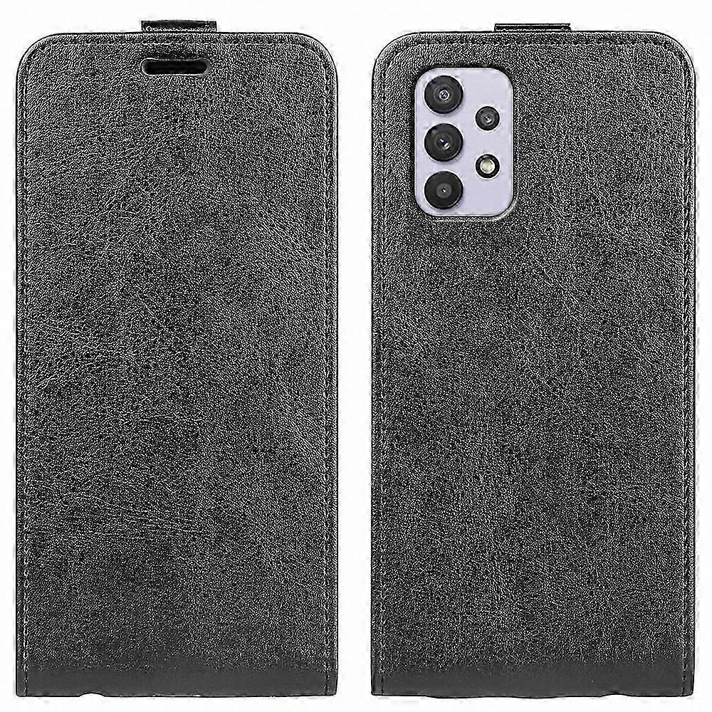 Vertical Flip Leather Case with Card Slots & Photo Frame for A53 5G R64 Texture Design